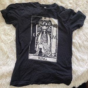 KiNG MALA tarot card t-shirt, size s